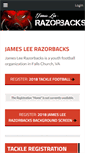 Mobile Screenshot of jamesleerazorbacks.org
